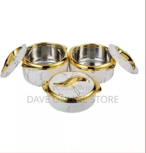 3pc Set 1.5/2/2.5 L Food Warmer Thermal Insulation Casserole