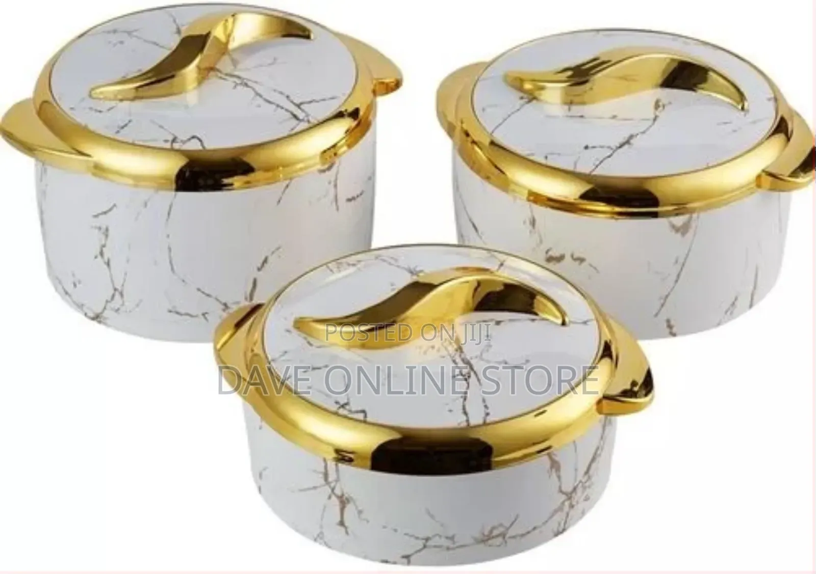 3pc Set 1.5/2/2.5 L Food Warmer Thermal Insulation Casserole