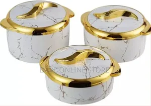 3pc Set 1.5/2/2.5 L Food Warmer Thermal Insulation Casserole