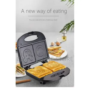 Sokany 2 Bread Slices Waffle Maker With Fast Heating Plates
