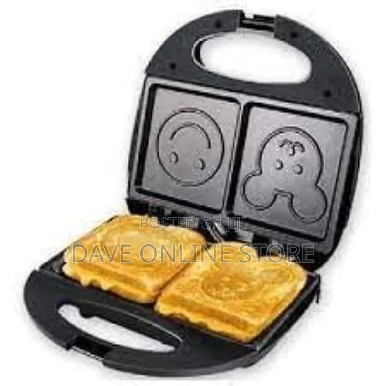 Sokany 2 Bread Slices Waffle Maker With Fast Heating Plates