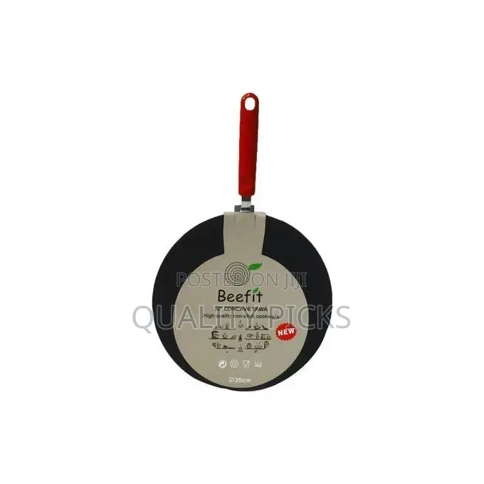 Pancake, Roti Bread, Egg,Chapati Frying Pan (32cm)-Black