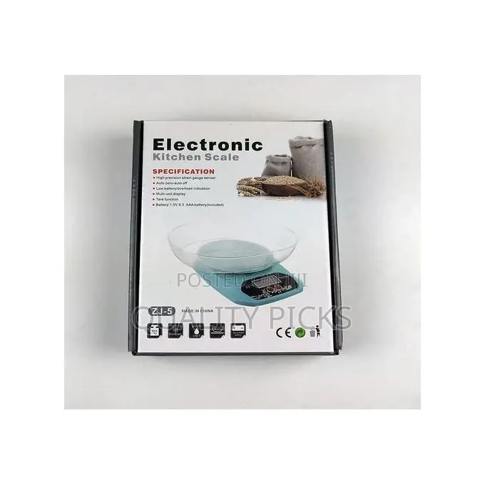 5kg Digital Kitchen Removable Bowl Weighing Scale
