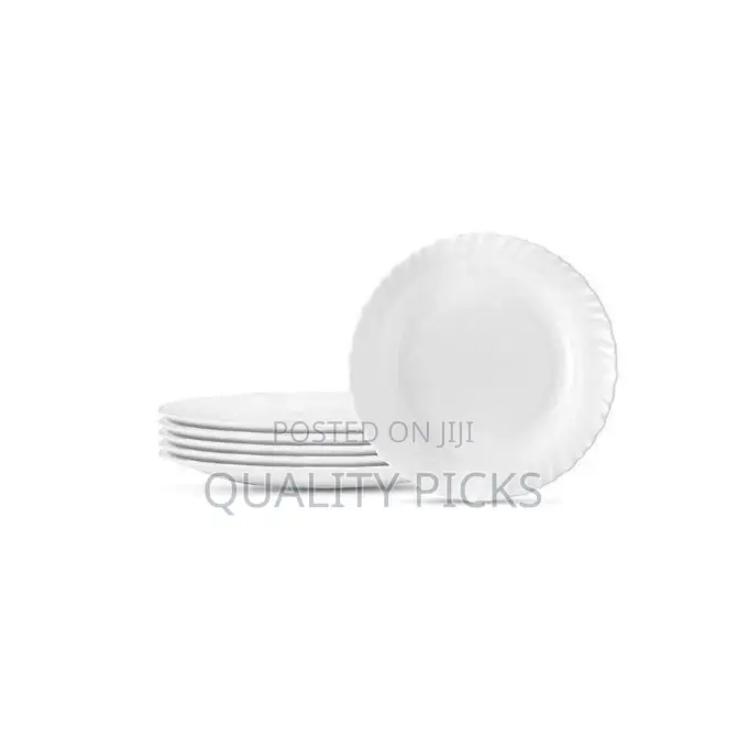 Luminarc 6 Pieces of Plain Self Design Dinner Plates