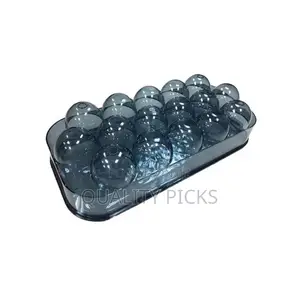 16 Egg Tray Holder for Refrigerator, Stackable Organizer