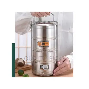 Stainless Steel 16 CM Air Tight 4 Layers Food Lunch Box