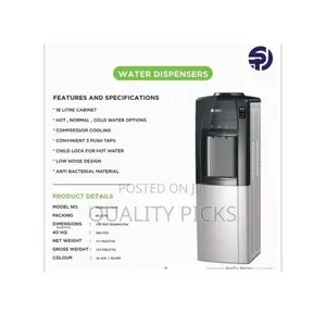 Hot, Normal Cold 3 Taps Free Standing Water Dispenser