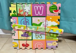 Floor Alphabet and Word Puzzle Baby Play Mats