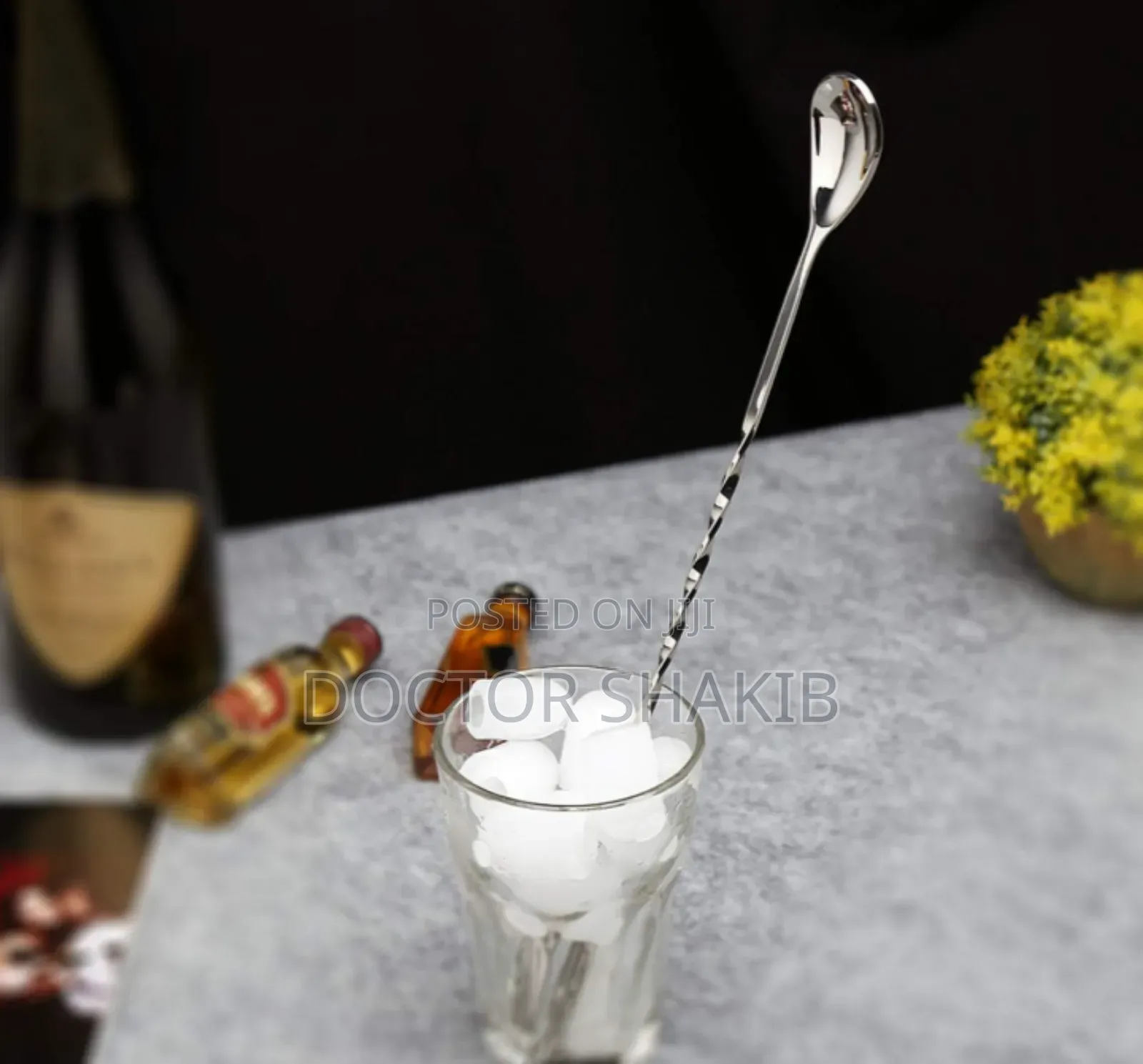 Stainless Steel Cocktail Spoons-New