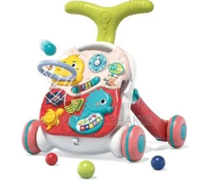 Multifunctional 3-in-1 Baby Pitching Walker and Stroller