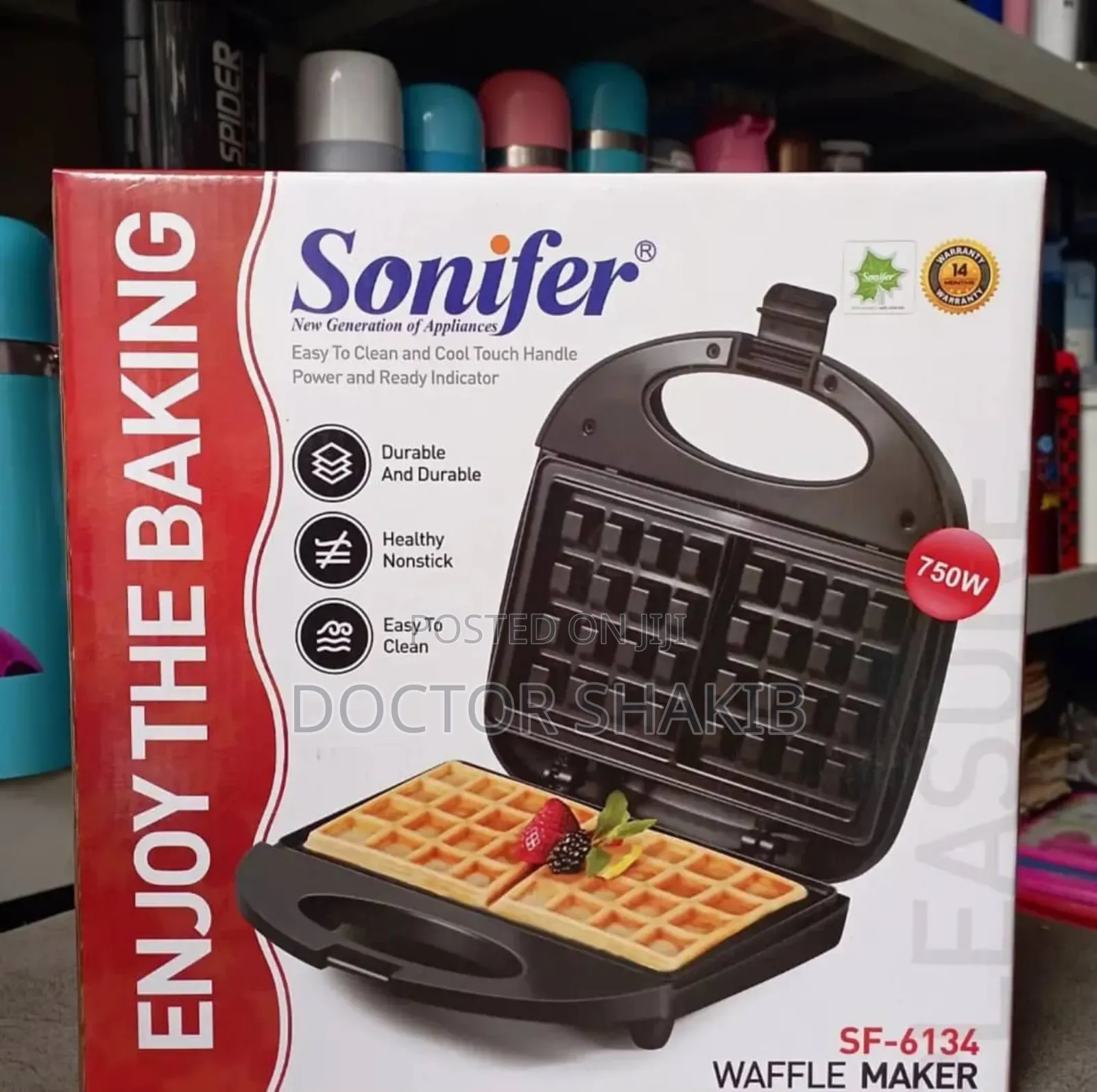 Sonifer SF-6134 Waffle Maker-New