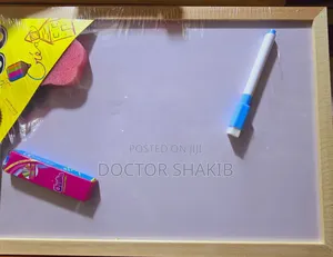 Kids White Erase Writing Board With a Marker