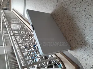 2.4mtrs Rectangular Plastic Table With Folding Legs