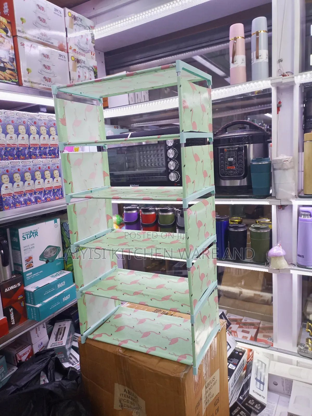 Unique Strong Shoe Rack With Side Guards