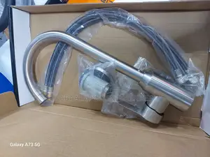 Kitchen Sink Mixer in Black and Silver Colours