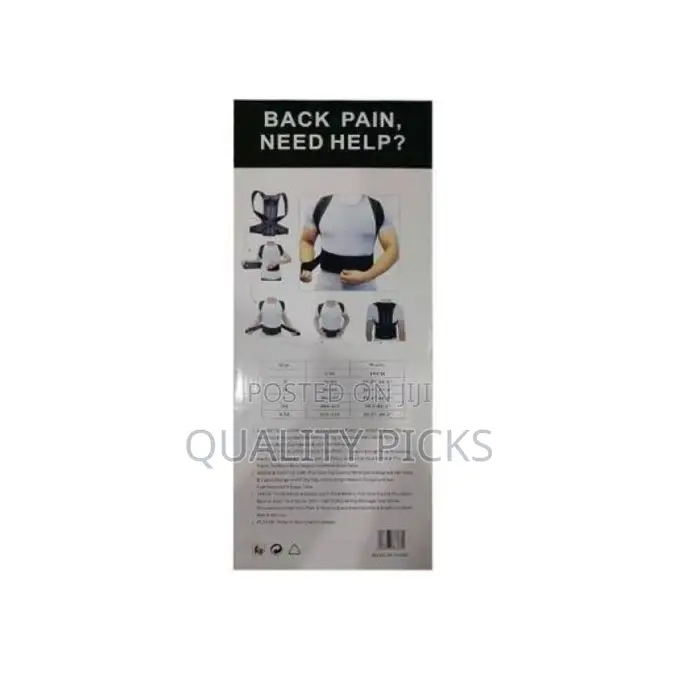 Posture Shoulder Back Pain Supporter Brace - Grey.