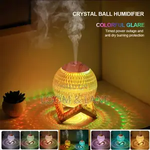 Crystal-Wood Ball Mini Air Humidifier