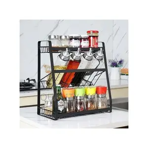 3-Tier Kitchen Spice Rack Condiment Storage Organizer