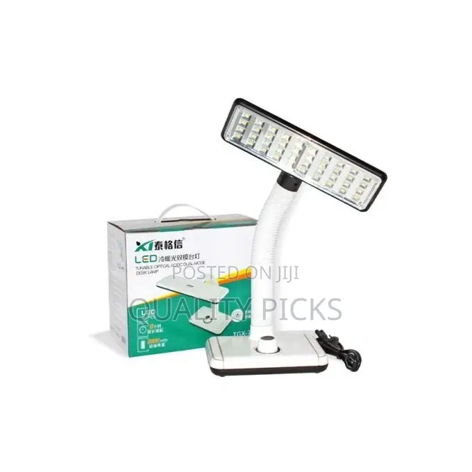 Rechargeable LED Anti-Proximity Study Table Lamp, White.