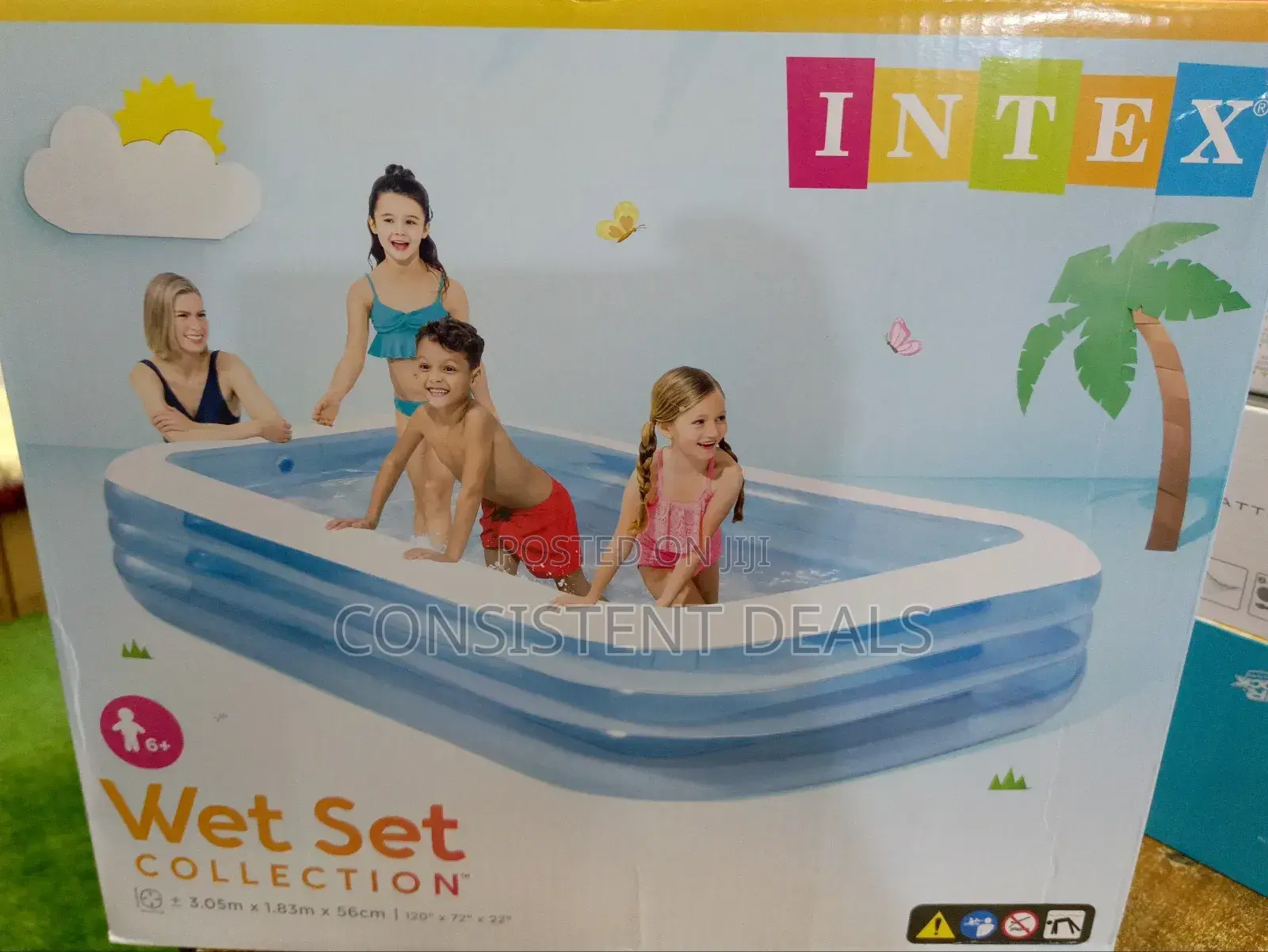 Intex Rectangular Inflatable Swimming Pool