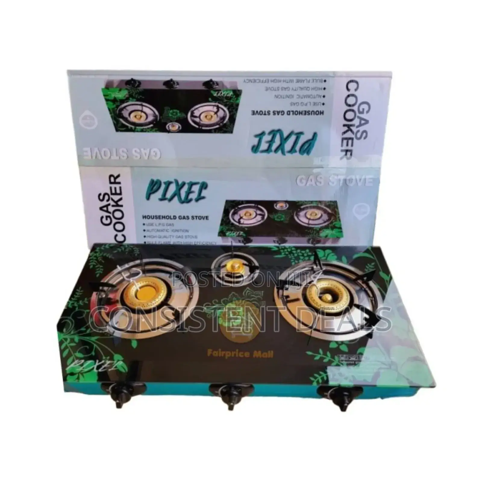 Pixel 2 Burner Automatic Ignition Gas Burner