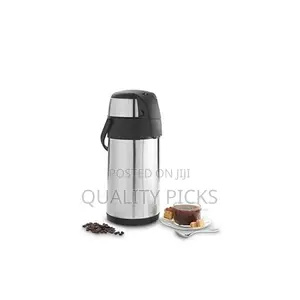 Daydays 5L Thermal Flask Stainless Steel, Pump Action Vacuum
