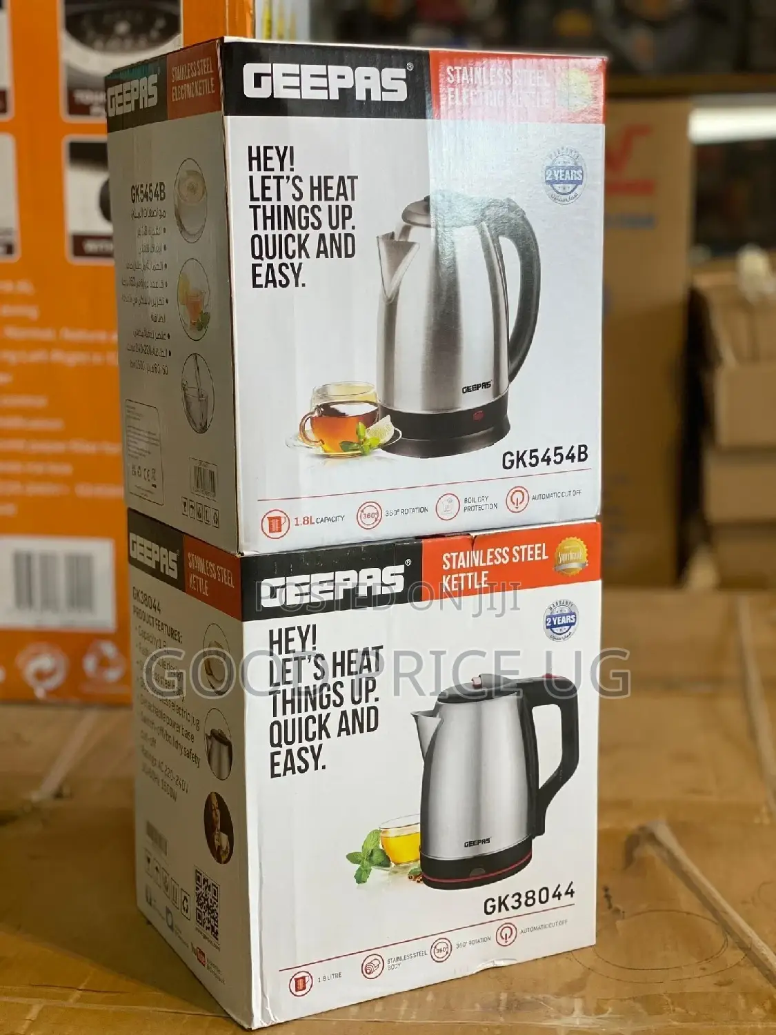 Stainless Geepas Water Kettles