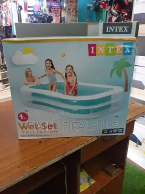 Blue and White Kids Wet Set Swimming Pool