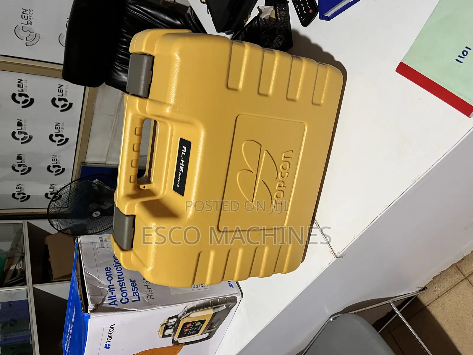 Topcon RLH5A Rotary Laser Level for High Precision Levelin