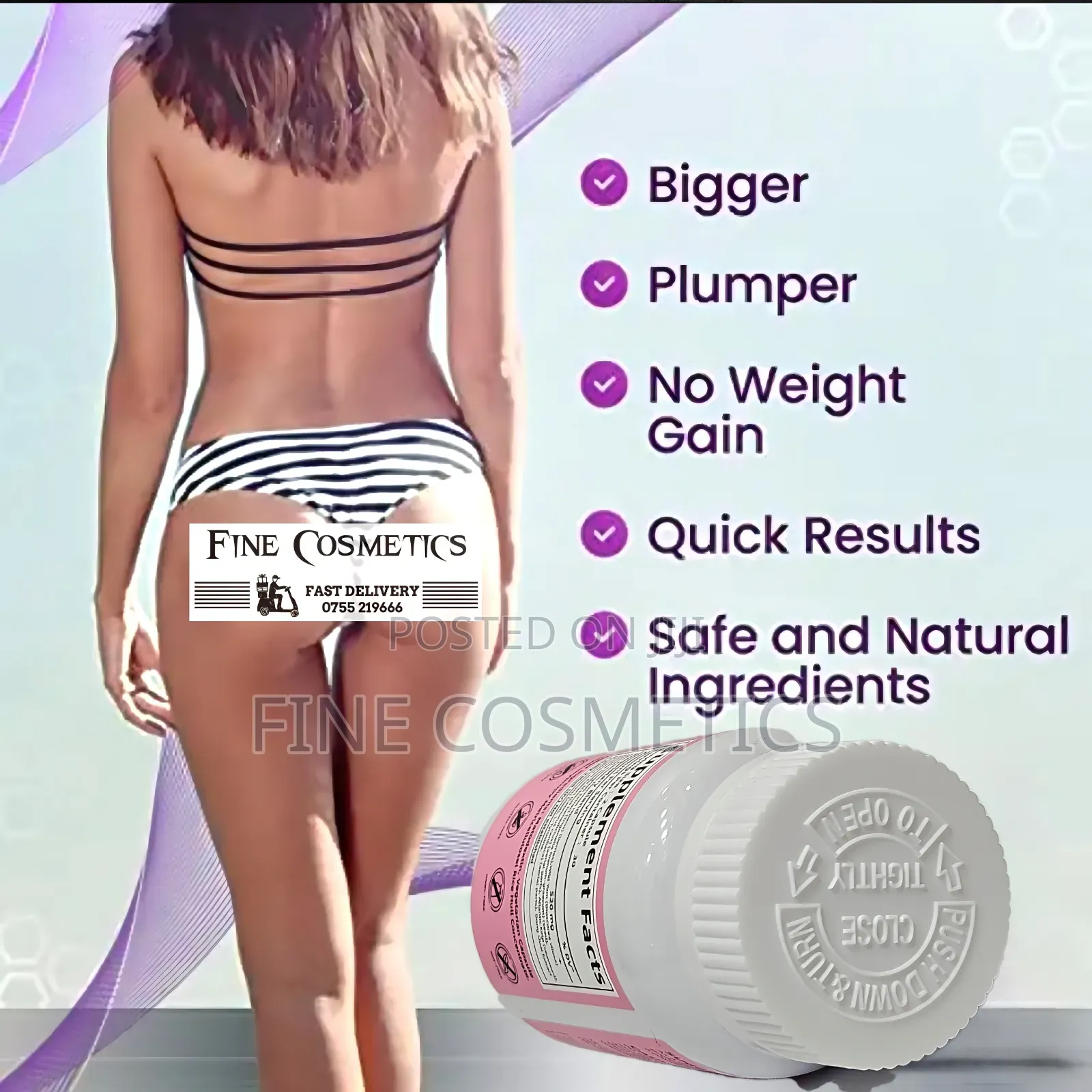 BBL BUTT PILLS | Hips/Curvy Figure and Buttocks Enlargement