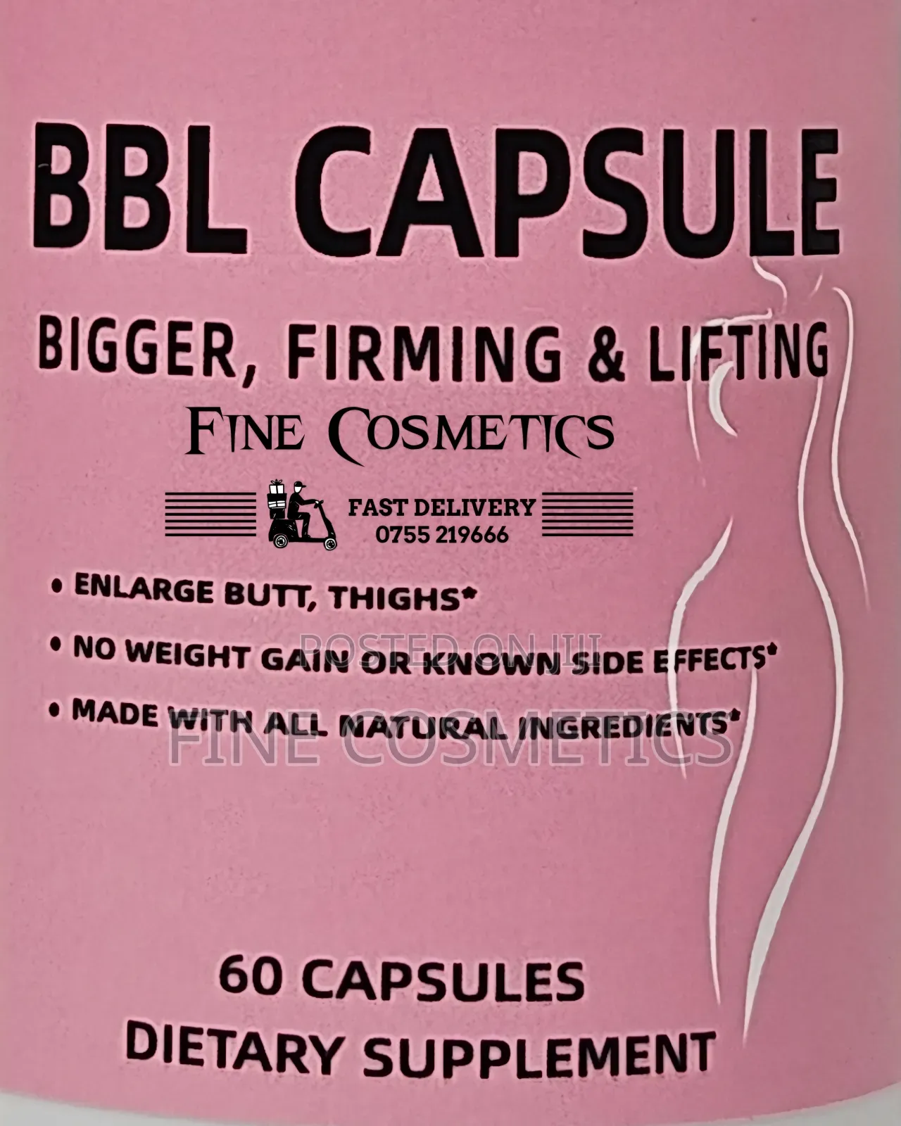 BBL BUTT PILLS | Hips/Curvy Figure and Buttocks Enlargement