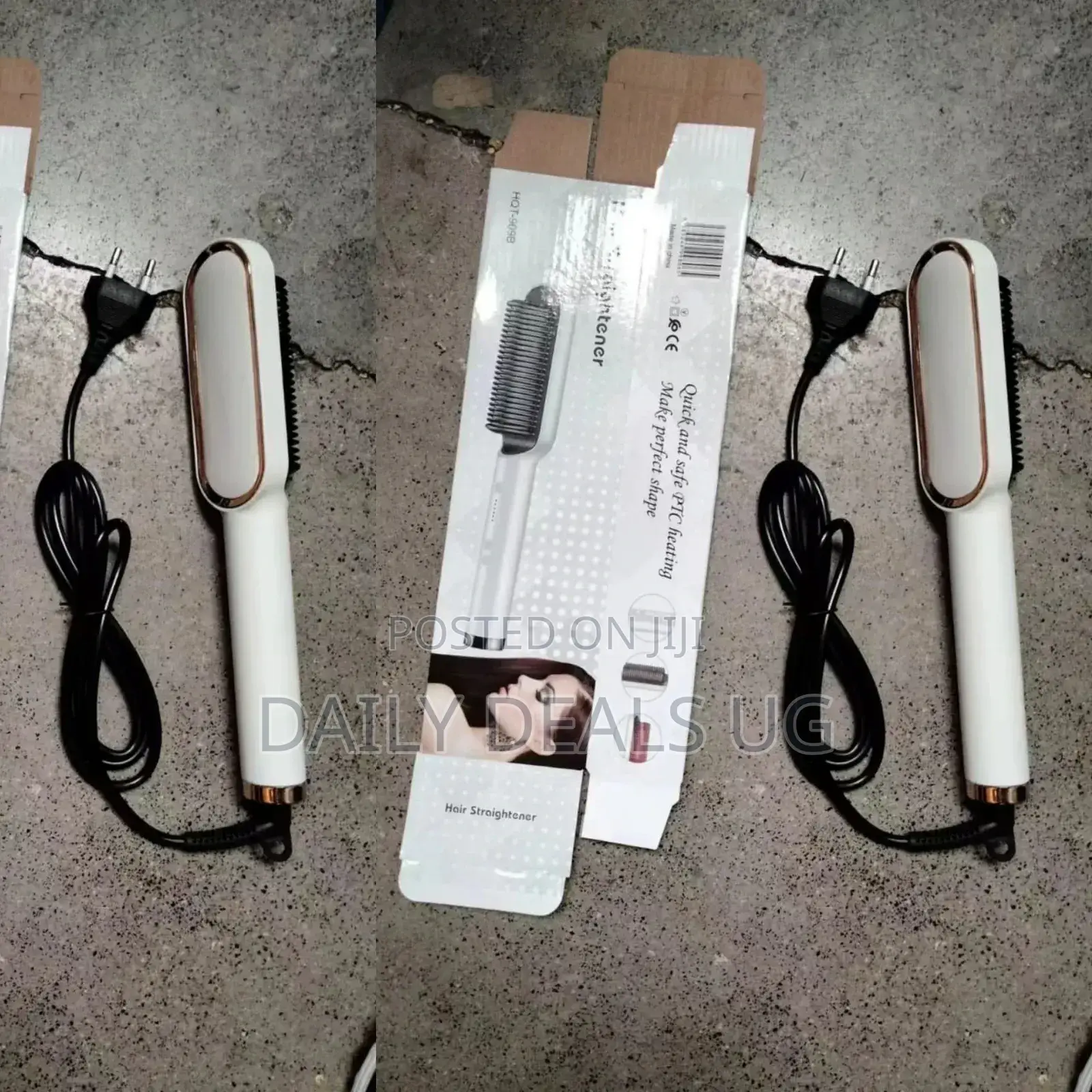 2 in 1 Electric Hair Straightener Comb