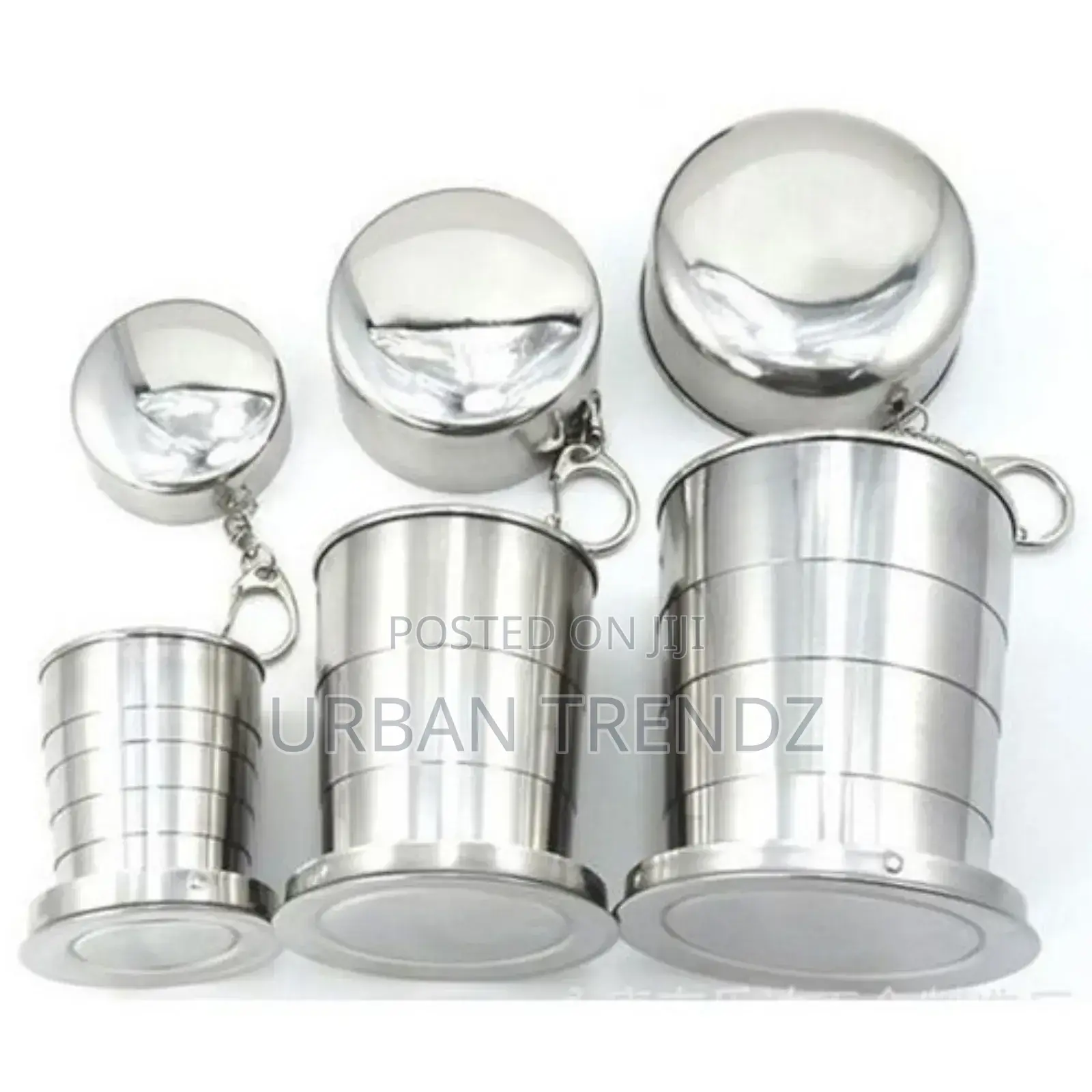 60ML Stainless Steel Camping Folding Cup S 60ML