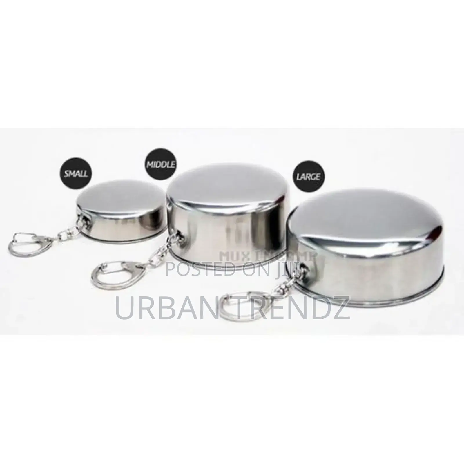 60ML Stainless Steel Camping Folding Cup S 60ML