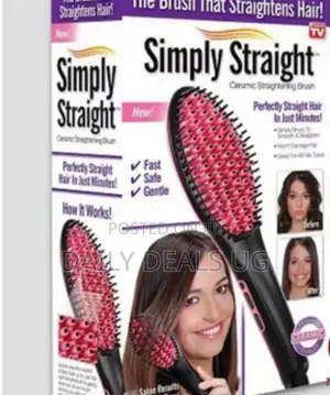 Professional Electric Hair Straightener Brush
