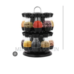 16 Jars Seasoning Spice Rack Holder.