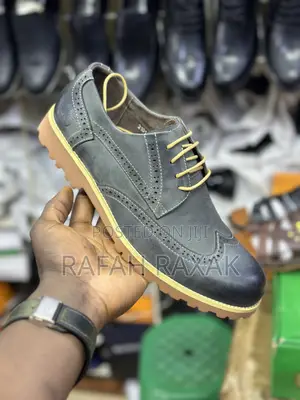 Original Grey Timberland Casual Low Top Oxford Leather Shoes
