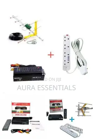 Digital Free to Air Decorder + Antenna+ Power Extension