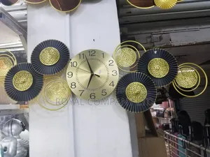 Metallic Styled Wall Clock