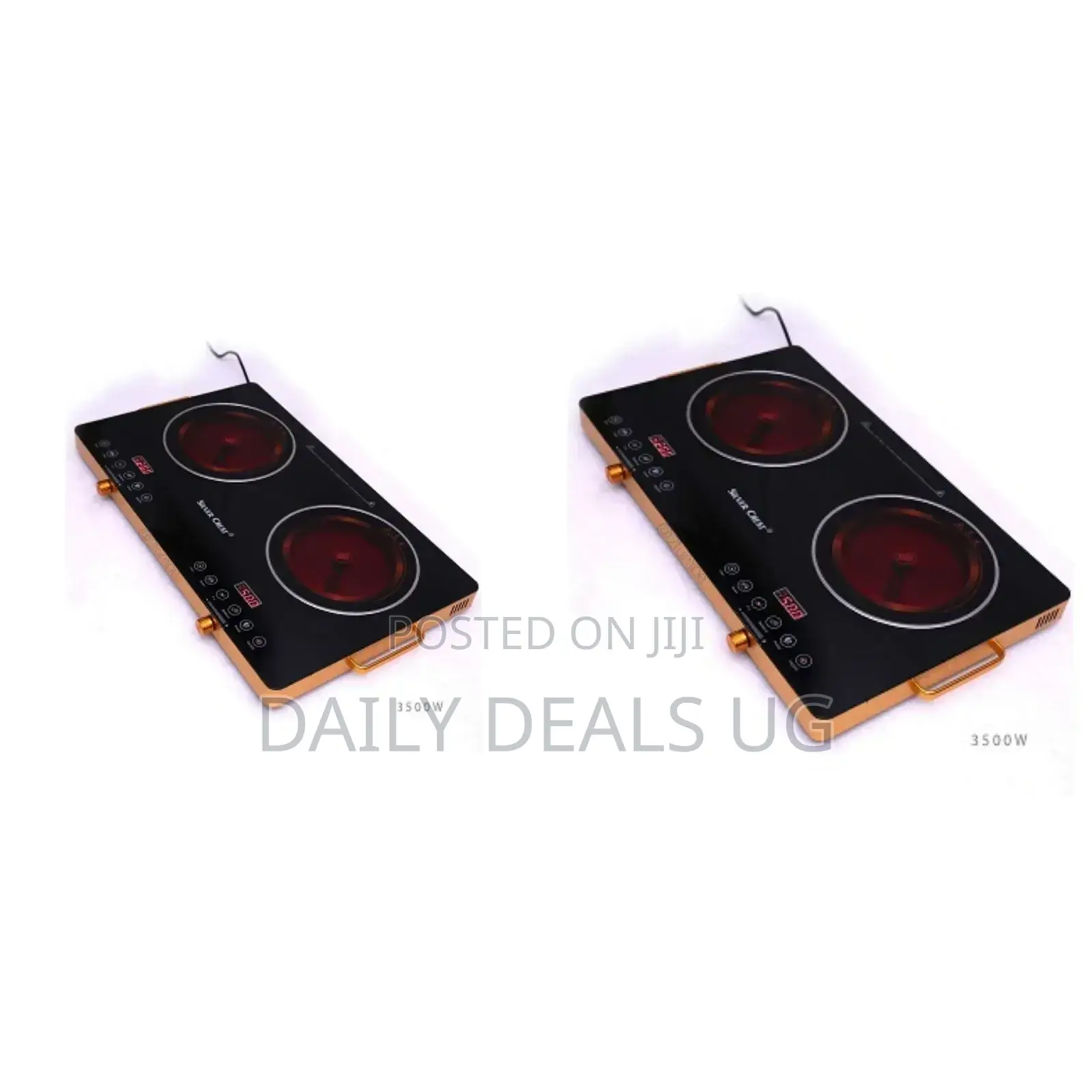 Double Sliver Crest Infrared Cooker