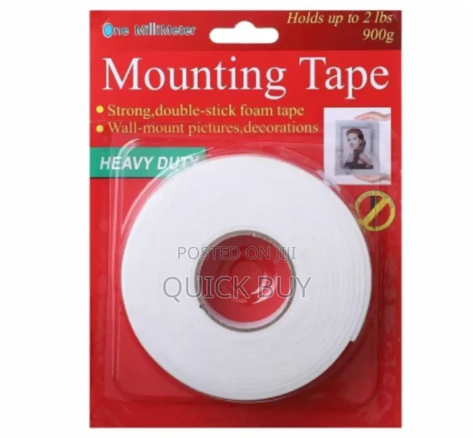 Trusted Heavy Duty Double Stick Foam Mounting Tape