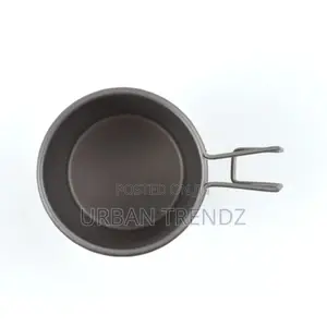 Lixada 220ml Ti Sierra Cup Lightweight Ti Camping Cup Hiking