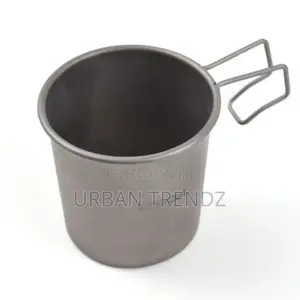 Lixada 220ml Ti Sierra Cup Lightweight Ti Camping Cup Hiking