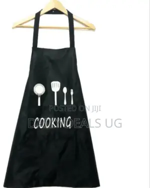 Black Kitchen Apron