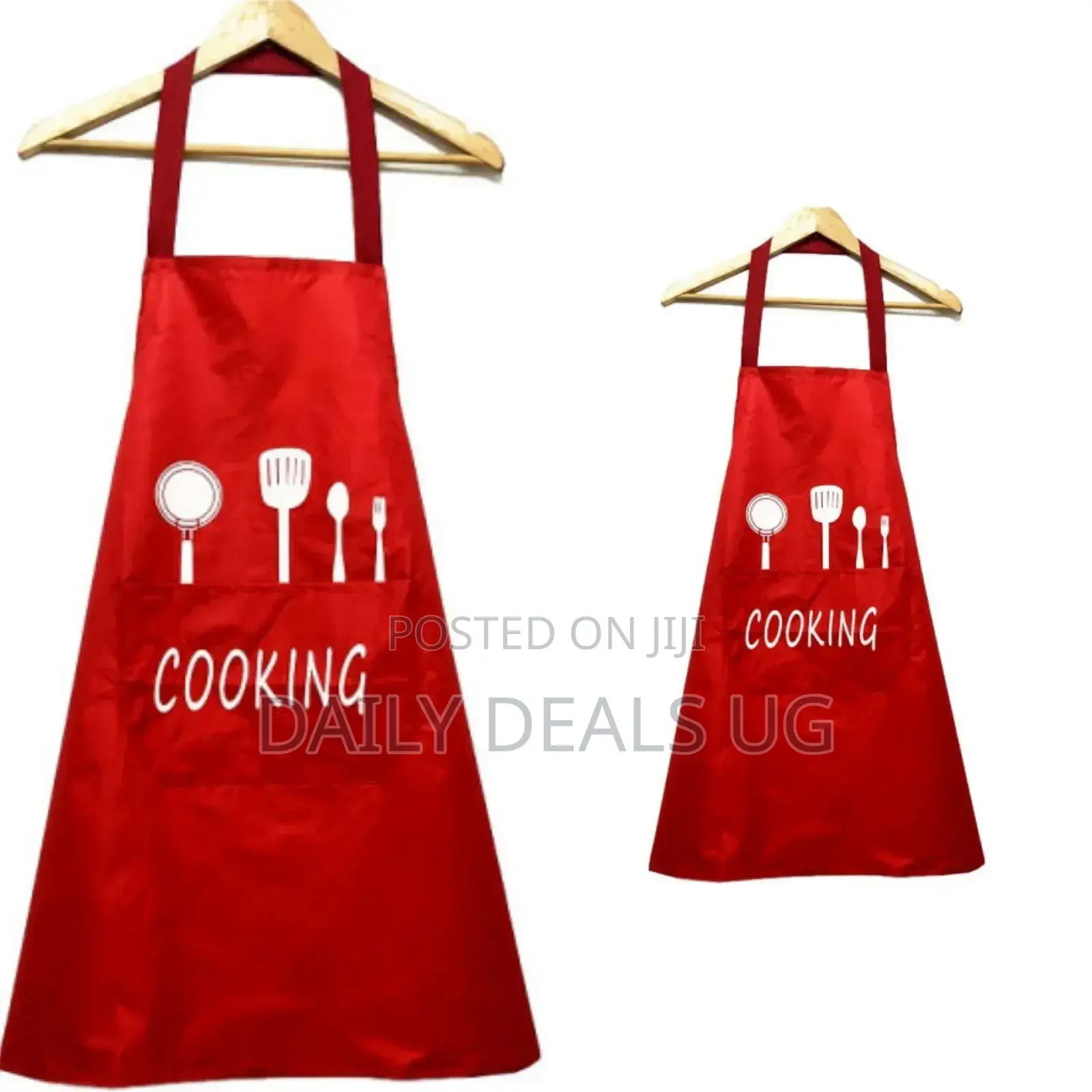 Red Kitchen Apron