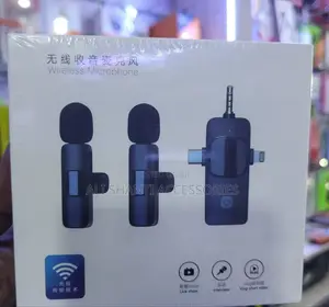 Lavalier Wireless Microphone for iPhone Smart and Type-C