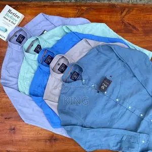 Bright Long Sleeve Cotton Shirt S