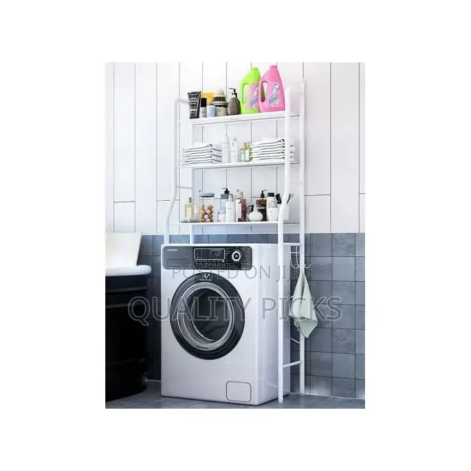 3-Layer Shower, Bathroom Washing Machine Storage Rack