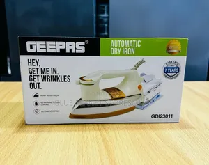 GEEPAS Automatic Dry Irons \\ 1000-1200w \\ GD-123011