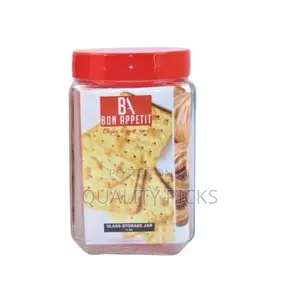 Bon Appetit 2L Glass Cereal Cookies Storage Jar Container